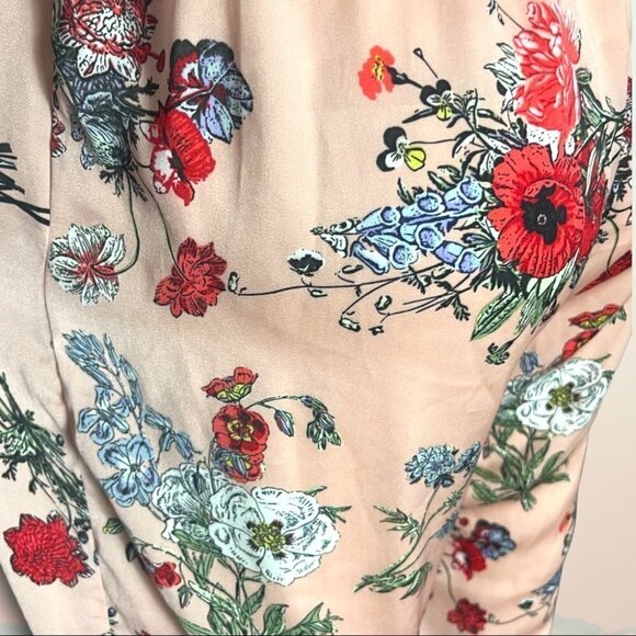 𝅺ASOS NWT Floral Strappy Jumpsuit Pink Size 4 - Picture 8 of 14